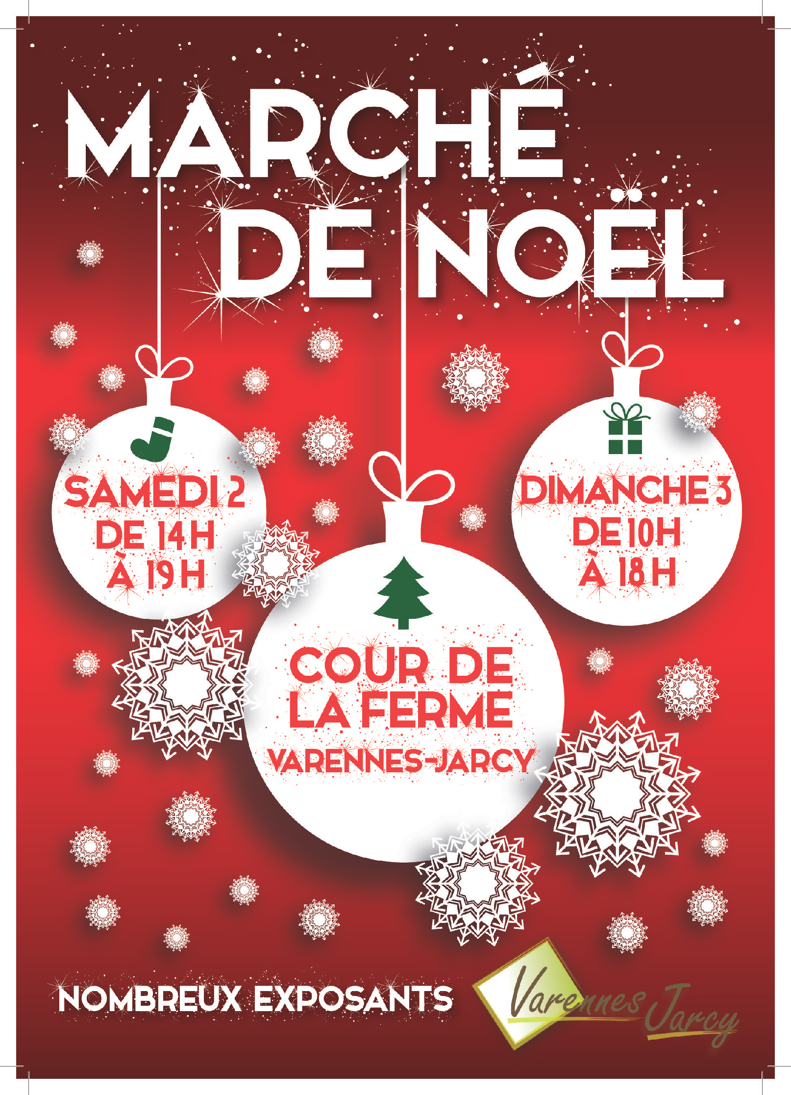 thumbnail of Affiche Marché de Noël 2017